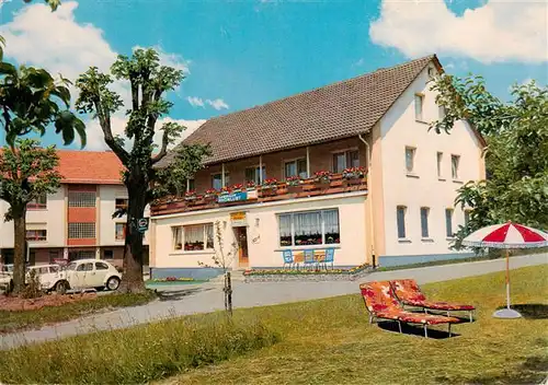 AK / Ansichtskarte  Gersfeld_Rhoen Gasthaus Pension Zur Rhoenlust Gersfeld Rhoen