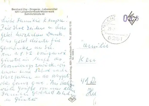 AK / Ansichtskarte  Langendernbach_Dornburg Panorama 