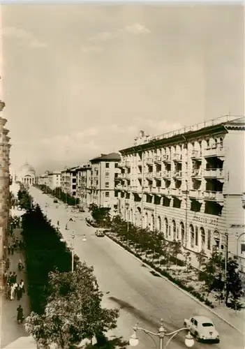 AK / Ansichtskarte  Stalingrad_Wolgograd Friedensstrasse mit Planetarium 