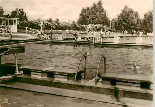 AK / Ansichtskarte  Salzwedel Volksbad Freibad Salzwedel