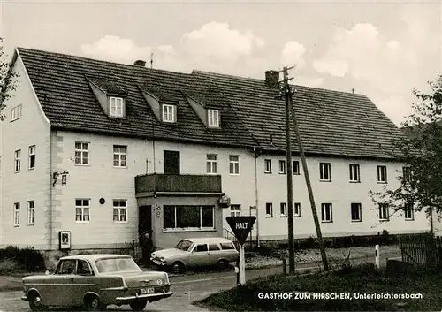 AK / Ansichtskarte  Unterleichtersbach_Oberleichtersbach Gasthof zum Hirschen 