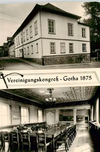AK / Ansichtskarte 73872516 Gotha__Thueringen Nationale Gedenkstaette Tivoli Vereinigungskongress Gotha 1875 