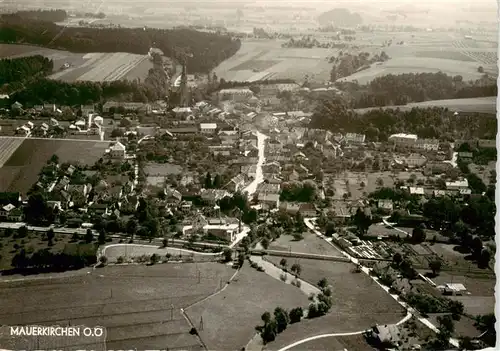 AK / Ansichtskarte 73872522 Mauerkirchen_AT Fliegeraufnahme 