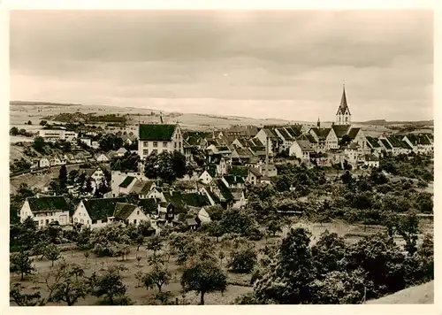 AK / Ansichtskarte  Engen_Hegau Ortsansicht mit Kirche Engen Hegau