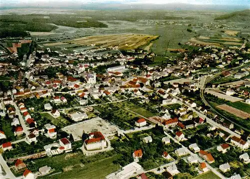 AK / Ansichtskarte  Losheim_Saar_See Fliegeraufnahme