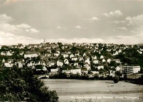 AK / Ansichtskarte  Kirchentellinsfurt Panorama Kirchentellinsfurt