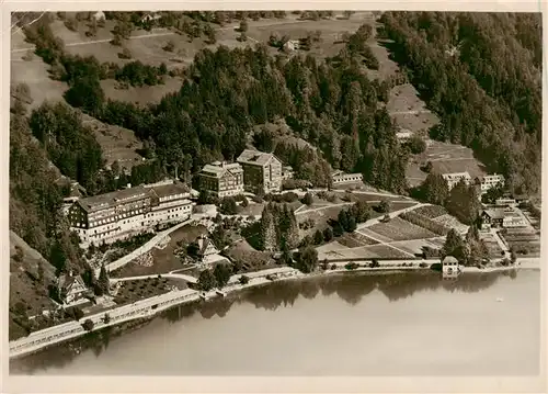 AK / Ansichtskarte  Oberaegeri_Ober-Aegeri_ZG Fliegeraufnahme Kuranstalt Laendli 