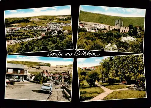 AK / Ansichtskarte 73872574 Beilstein_Mosel Panorama Ruine Ortspartie Park Beilstein_Mosel