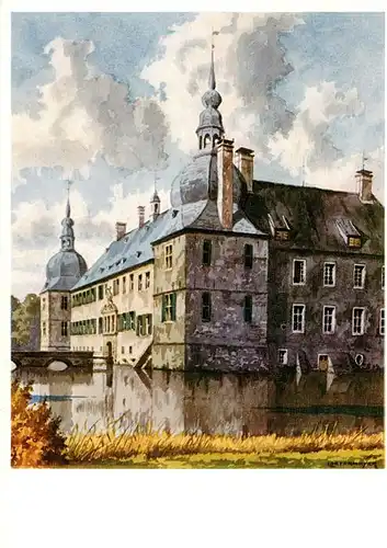 AK / Ansichtskarte  Dorsten Schloss Lembeck Aquarell Dorsten