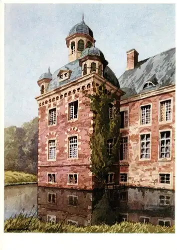 AK / Ansichtskarte  Velen_Westfalen Schloss Velen Aquarell 