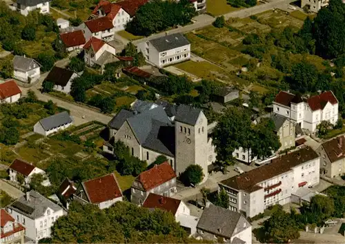 AK / Ansichtskarte  Neuenrade Kath Pfarrkirche St Maria Heimsuchung Fliegeraufnahme Neuenrade