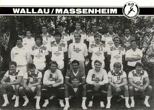AK / Ansichtskarte 73872608 Wallau_Massenheim Handball Spielgemeinschaft Wallau Massenheim 