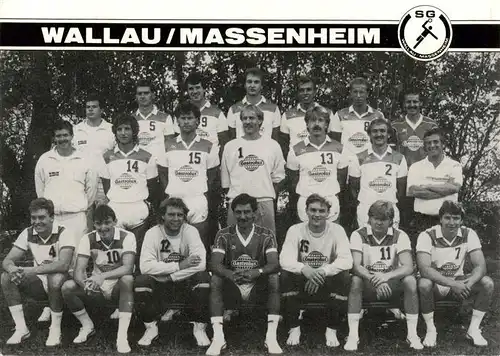 AK / Ansichtskarte  Wallau_Massenheim Handball Spielgemeinschaft Wallau Massenheim 