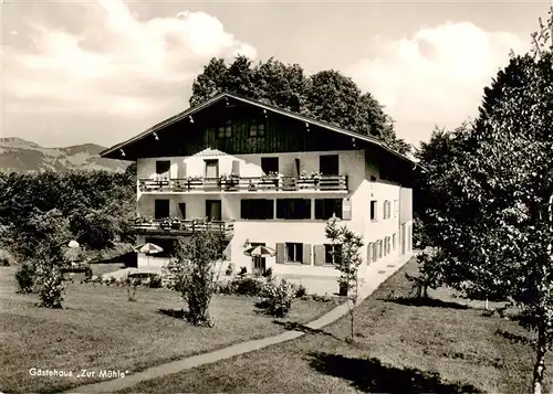 AK / Ansichtskarte  Schoellang_Oberstdorf Gaestehaus Zur Muehle 