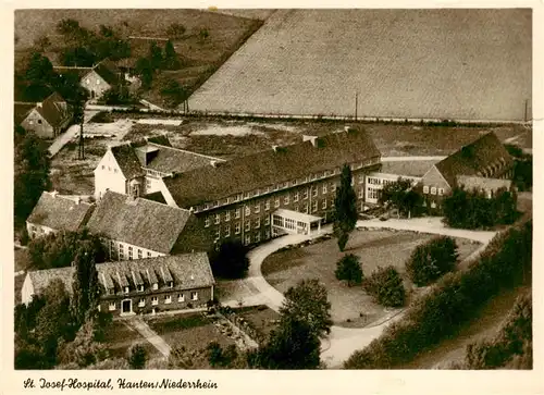 AK / Ansichtskarte  Xanten St Josef Hospital Fliegeraufnahme Xanten