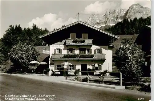 AK / Ansichtskarte  St_Johann_Tirol Gasthaus Velbenburg Bacherwirt am Wilden Kaiser Kaisergebirge St_Johann_Tirol