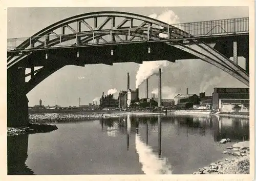 AK / Ansichtskarte 73872690 Muelheim__Ruhr Friedrich-Wilhelm-Huette Stahlindustrie Bruecke 