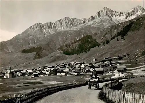 AK / Ansichtskarte  Sedrun Panorama Sedrun