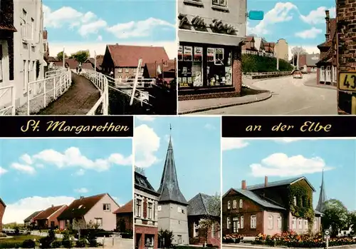 AK / Ansichtskarte  St_Margarethen_Elbe_Landscheide Teilansichten Kirche 