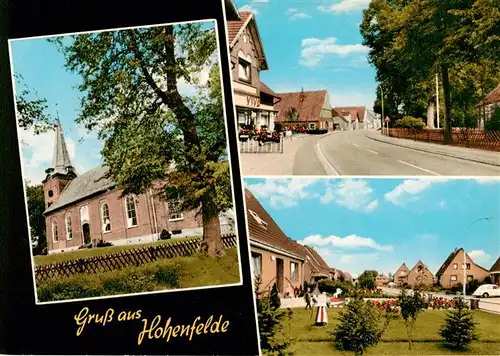 AK / Ansichtskarte 73872762 Hohenfelde_Elmshorn Kirche Strassenpartie Siedlung Hohenfelde Elmshorn