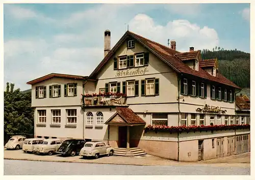 AK / Ansichtskarte  Calmbach_Enz Gasthaus Pension zum Birkenhof Calmbach Enz