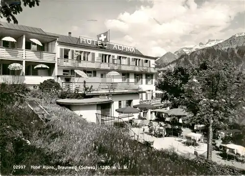 AK / Ansichtskarte  Braunwald_GL Hotel Alpina Braunwald GL