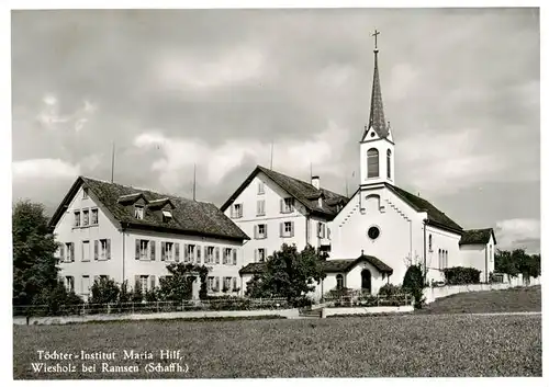 AK / Ansichtskarte  Wiesholz Toechter Institut Maria Hilf Kirche Wiesholz