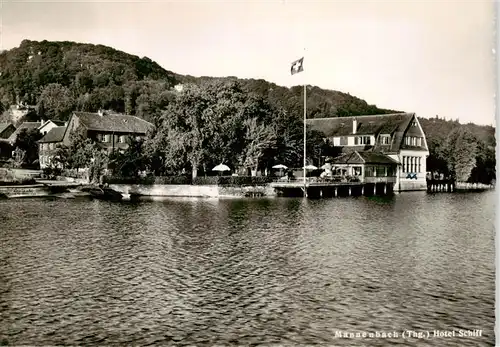 AK / Ansichtskarte  Mannenbach-Salenstein_TG Hotel Schiff am Untersee 