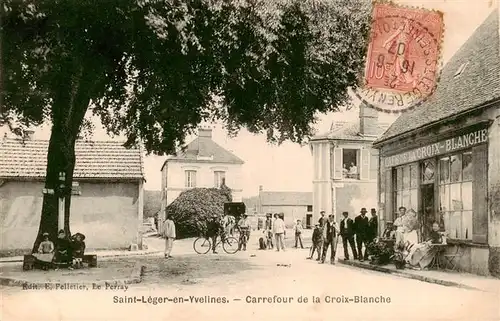 AK / Ansichtskarte  Saint-Leger-en-Yvelines Carrefour de la Croix Blanche Saint-Leger-en-Yvelines