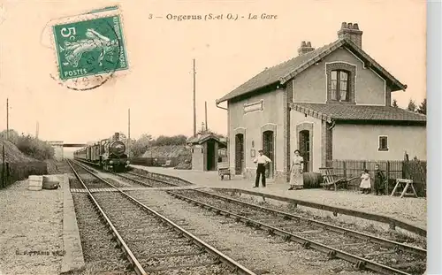 AK / Ansichtskarte  Orgerus_78_Yvelines La Gare Bahnhof 