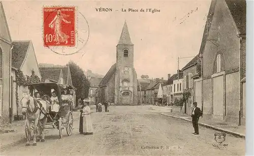 AK / Ansichtskarte  Veron_89_Yonne Place de l Eglise 