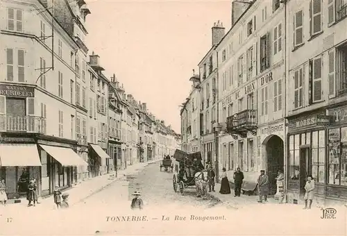 AK / Ansichtskarte  Tonnerre_89_Yonne Rue Rougemont 