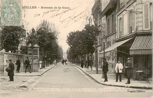 AK / Ansichtskarte  Houilles_78_Yvelines Avenue de la Gare 