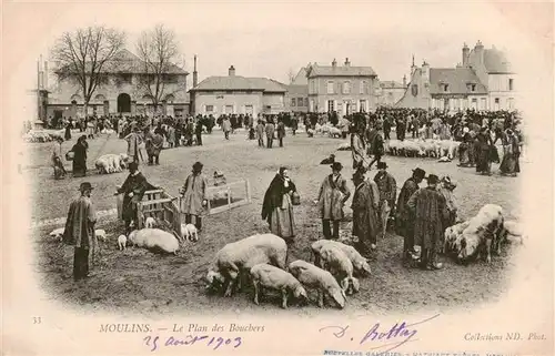 AK / Ansichtskarte  Moulins__03_Allier Le Plan des Bouchers 