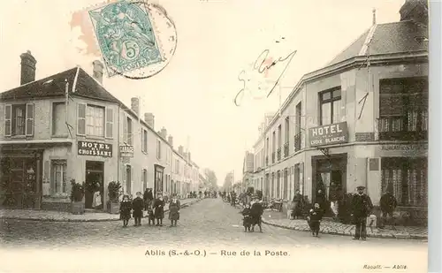 AK / Ansichtskarte  Ablis_78_Yvelines Rue de la Poste 