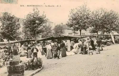 AK / Ansichtskarte  Montmorency_95_Val-d_Oise Le Marché 