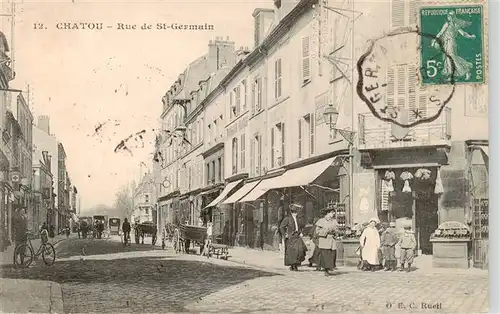 AK / Ansichtskarte  Chatou_78_Yvelines Rue de Saint Germain 