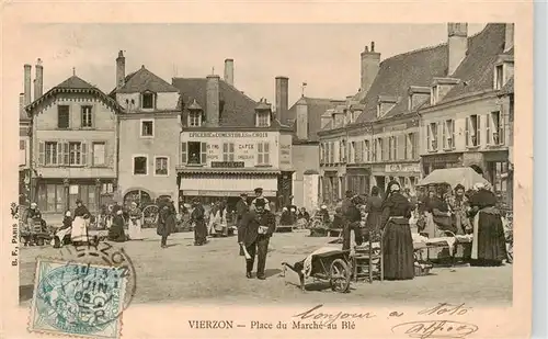 AK / Ansichtskarte  Vierzon_18_Cher Place du Marché au Blé 