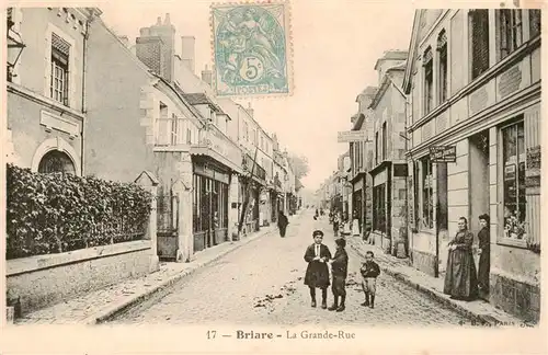 AK / Ansichtskarte  Briare-le-Canal_45_Loiret La Grande Rue 