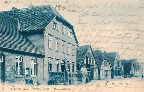 AK / Ansichtskarte  Rotenburg_Wuemme Grosse Strasse Rotenburg Wuemme