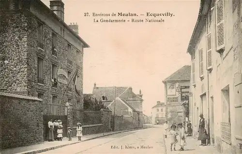 AK / Ansichtskarte  Ecquevilly_78_Yvelines La Gendarmerie Route Nationale 