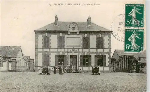 AK / Ansichtskarte  Marcilly-sur-Eure_27 Mairie et Ecoles 