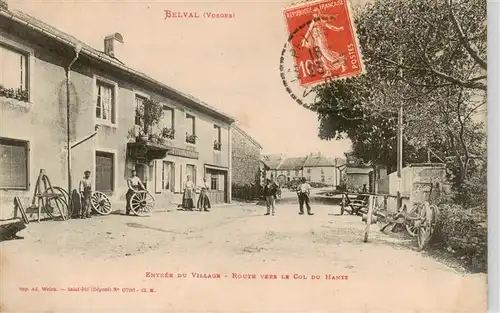 AK / Ansichtskarte  Belval_88_Vosges Entree du Village Route vers le Col du Hante 