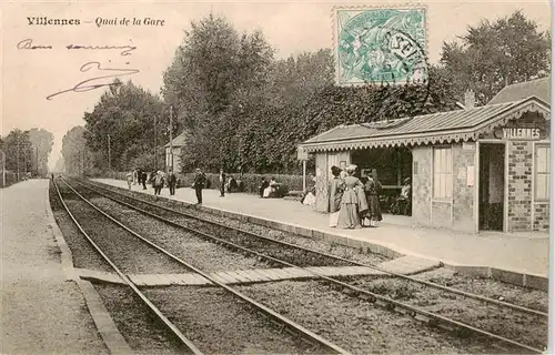 AK / Ansichtskarte  Villennes-sur-Seine_78_Yvelines Quai de la Gare 