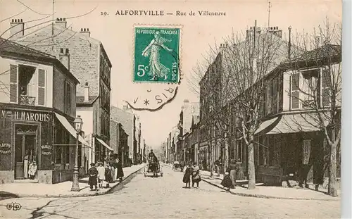 AK / Ansichtskarte  Alfortville_94_Val-de-Marne Rue de Villeneuve 