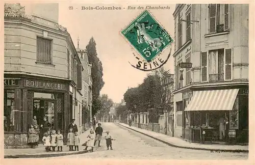 AK / Ansichtskarte  Bois-Colombes_92_Hauts-de-Seine Rue des Chambards 