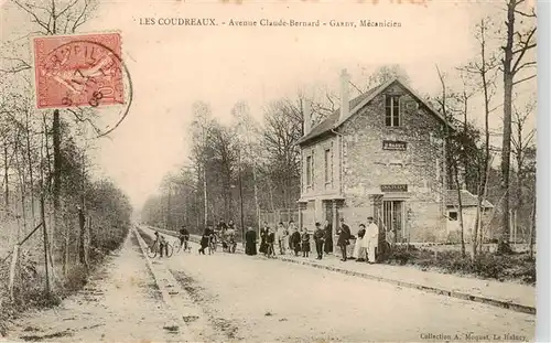 AK / Ansichtskarte  Les_Coudreaux_77_Seine-et-Marne Avenue Claude Bernard Gardy Mecanicien 