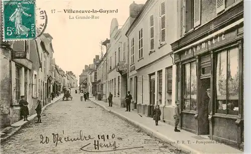 AK / Ansichtskarte  Villeneuve-la-Guyard_89_Yonne La Grande Rue 