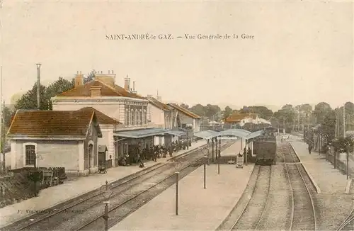 AK / Ansichtskarte  Saint-Andre-le-Gaz Vue generale de la Gare Saint-Andre-le-Gaz