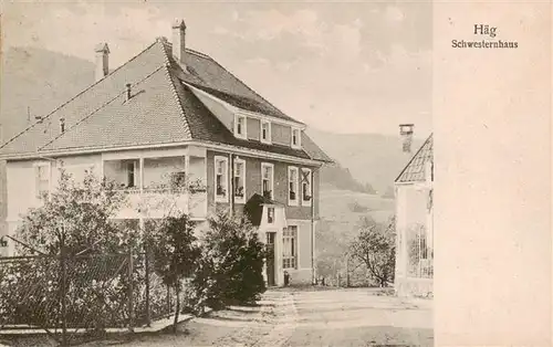 AK / Ansichtskarte 73873066 Haeg-Ehrsberg_Baden Schwesternhaus 